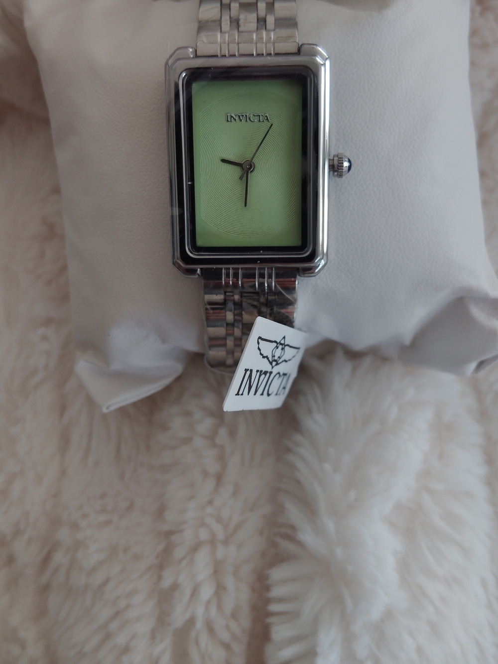 Invicta Women's Silver Bracelet Watch with Mint Green Dial - Picture 4 of 11